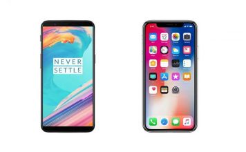OnePlus 5T ile iPhone X