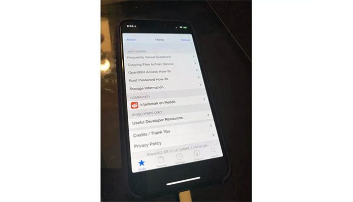 iOS 11.1.2 için Cydia