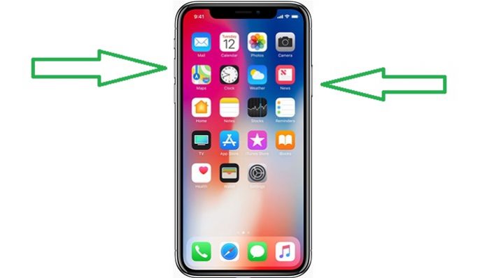 iPhone X ekran goruntusu nasıl alınır