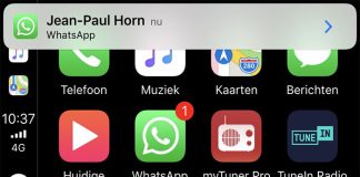 WhatsApp Apple CarPlay