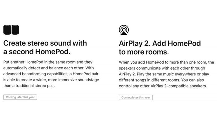 Ayni anda iki HomePod