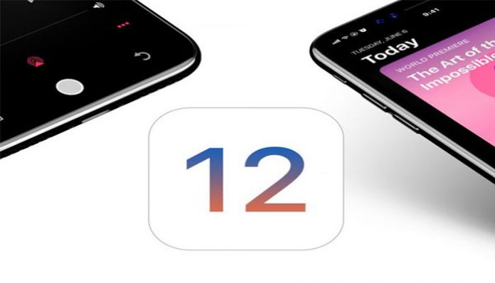 iOS 12 konsept