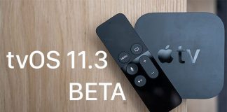 tvOS 11.3 beta guncelleme