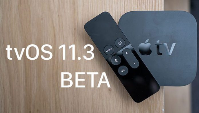 tvOS 11.3 beta guncelleme